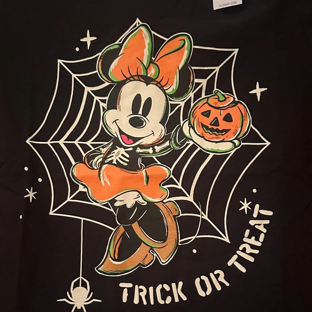 Old Navy Black and Orange Halloween Tee